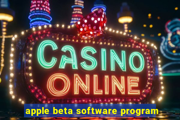 apple beta software program